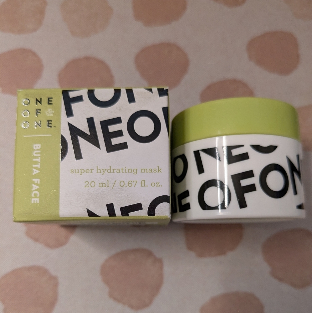 One Of One Butta Face Hydrating Mask - Green Size 0.67 FL OZ
